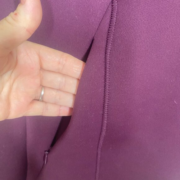 32 Degrees Heat Full Zip Jacket Womens Size S Burgundy Soft Pockets Athleisure - Picture 5 of 11